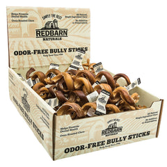 Redbarn Naturals Bully Springs envase práctico para premios.