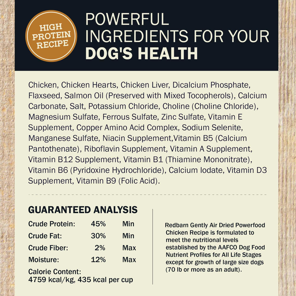 Redbarn Powerfood aceite-salmon, aporta ácidos grasos beneficiosos.