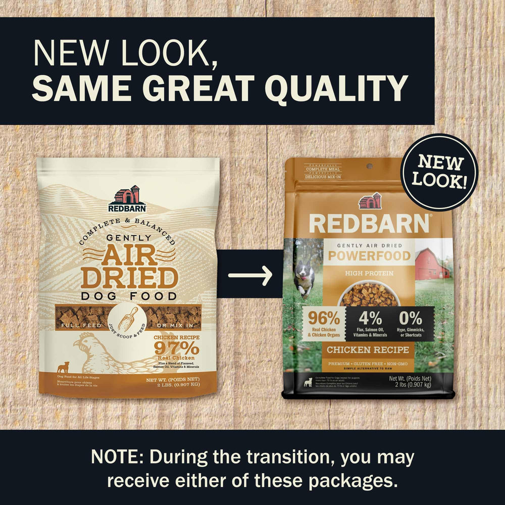 Redbarn Powerfood sabor que encanta a los perros.