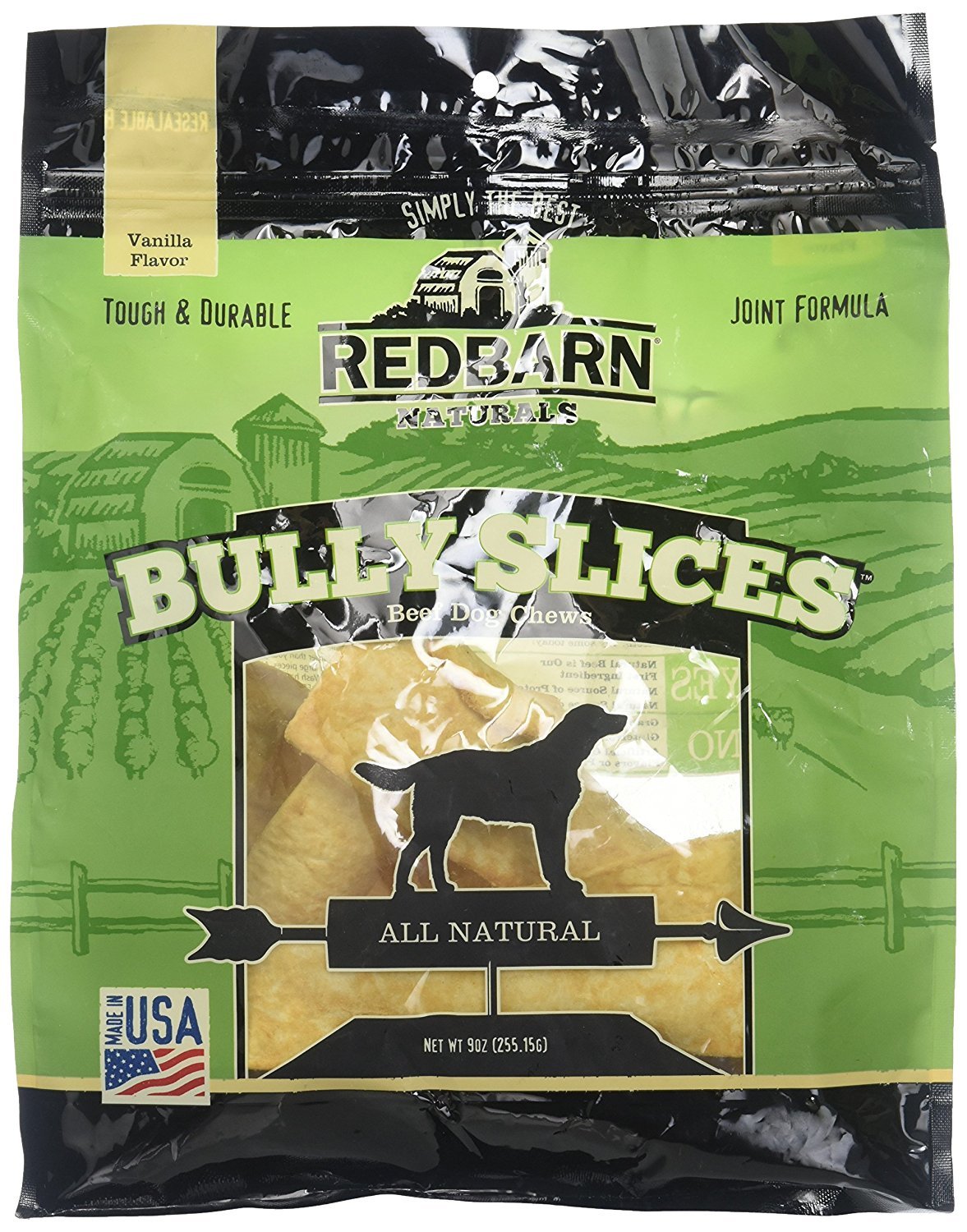 Redbarn paquete de 4 rebanadas bully de 9 oz en variedad.