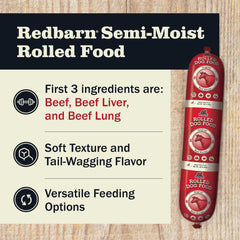 Redbarn Rollos para perros: cocción a baja temperatura conserva nutrientes