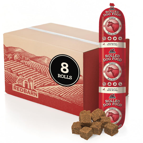 Redbarn Rollos para perros: presentación lista para servir una comida equilibrada