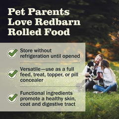 Redbarn Rollos para perros: proteína fresca por rollo para dieta nutritiva
