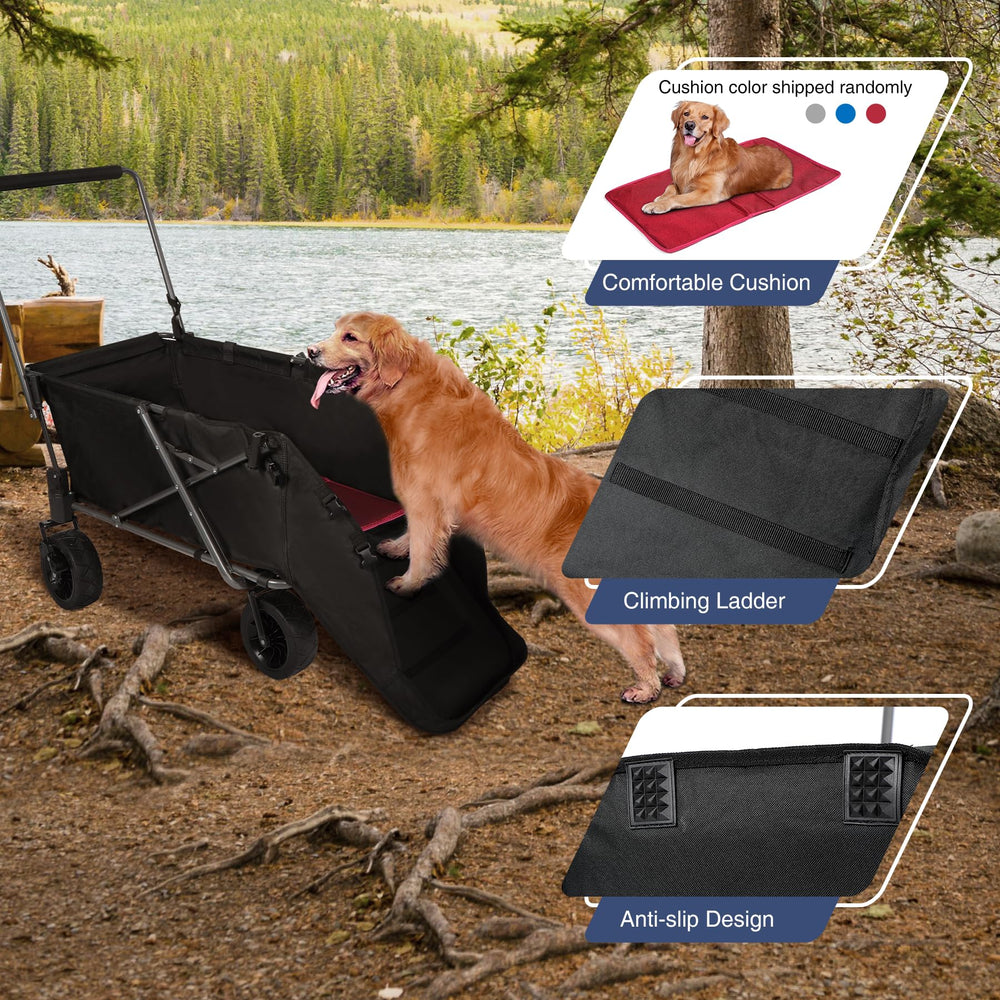 REDCAMP carrito para perros - trasero extensible para mayor capacidad de carga.