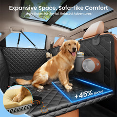 REEVAA 2.0 hamaca para perros con ventana de malla favorece la ventilación.