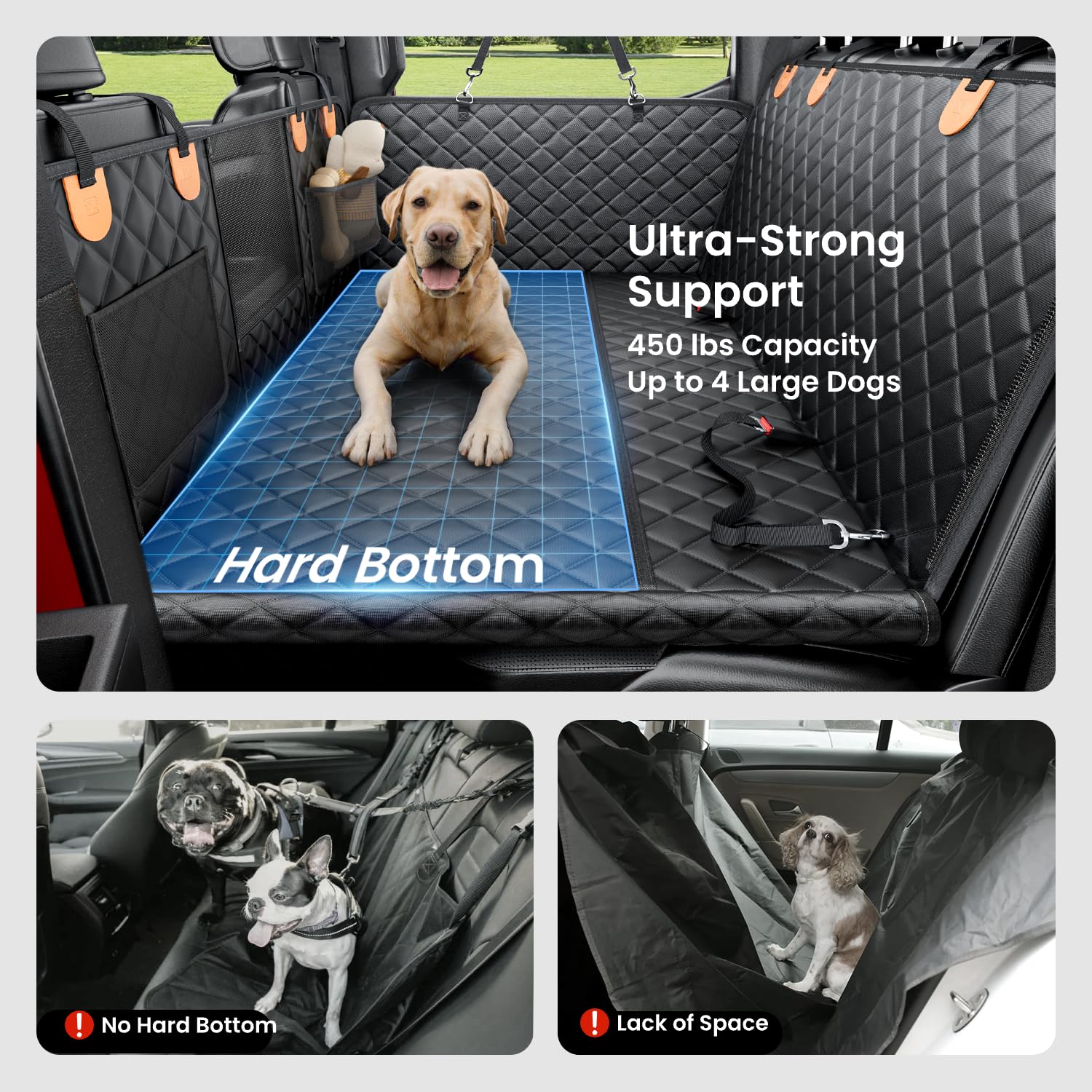 REEVAA base dura para perros grandes aporta estabilidad y comodidad