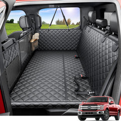 REEVAA cubre asiento trasero, protector impermeable para perros en viajes largos