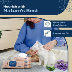 REFRESHIFY fragancia lavanda, aroma calmante para la piel de la mascota.