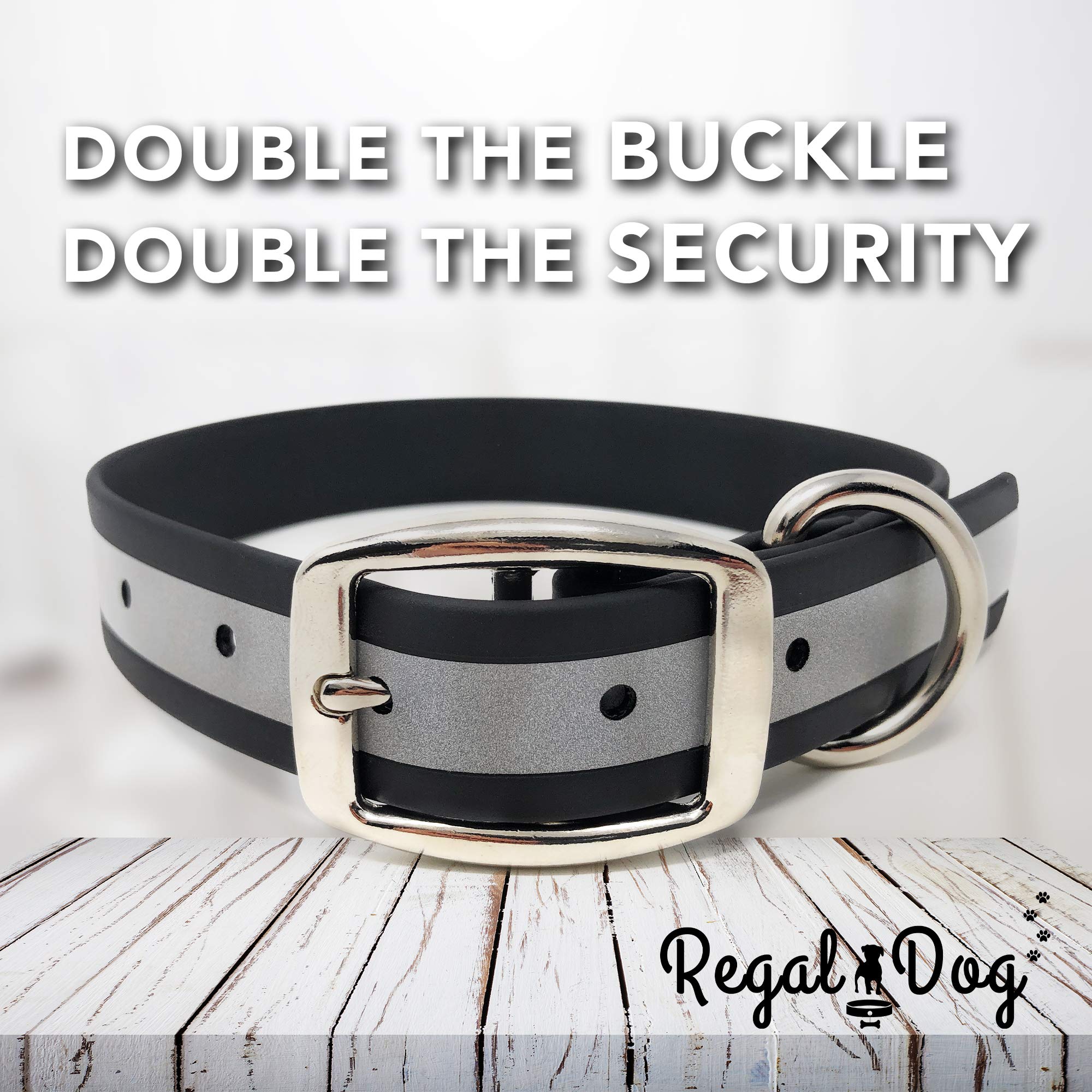 Regal Dog Products cinta reflectiva destaca en la oscuridad para mayor visibilidad.