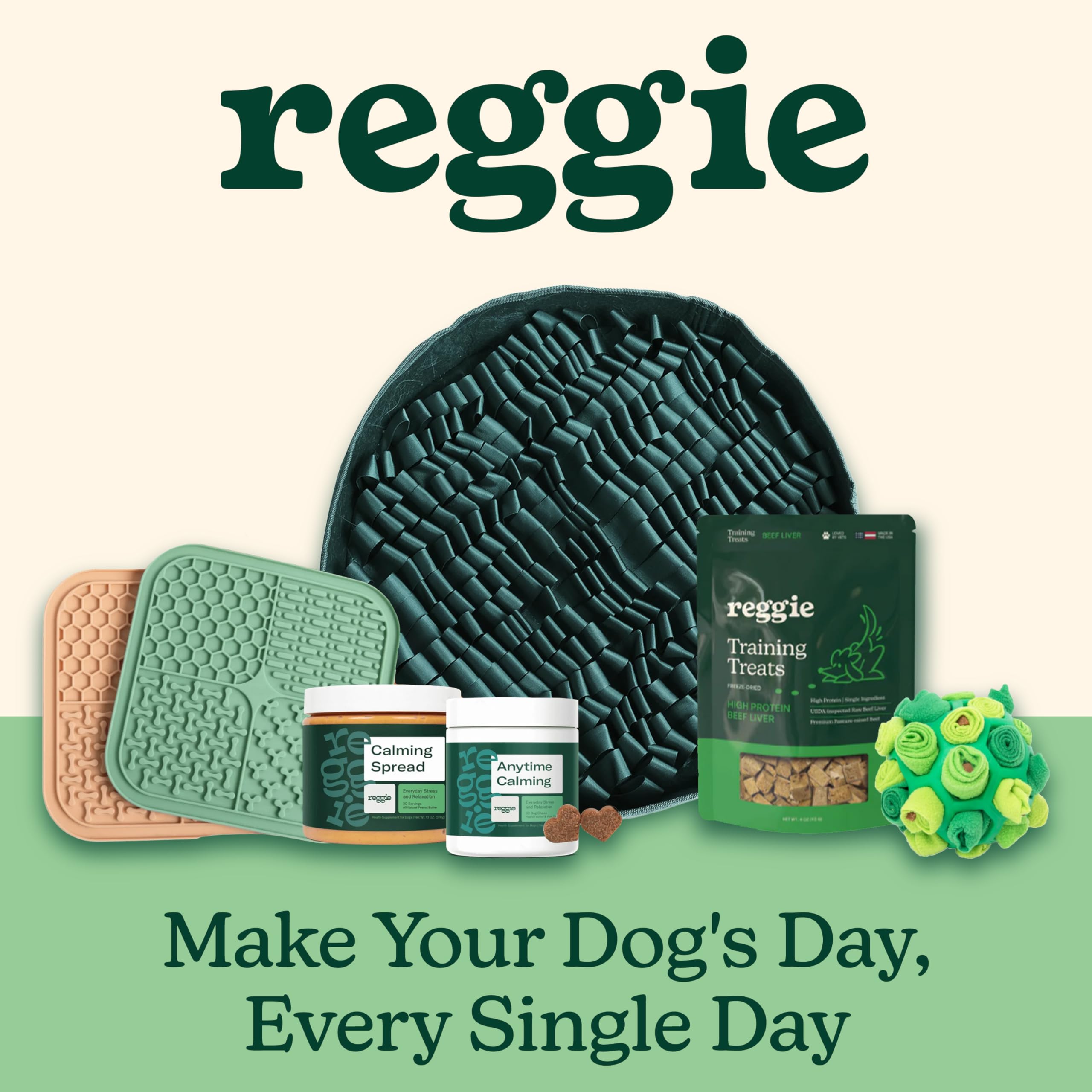 Reggie mat para juegos de comida lenta y beneficios de control.