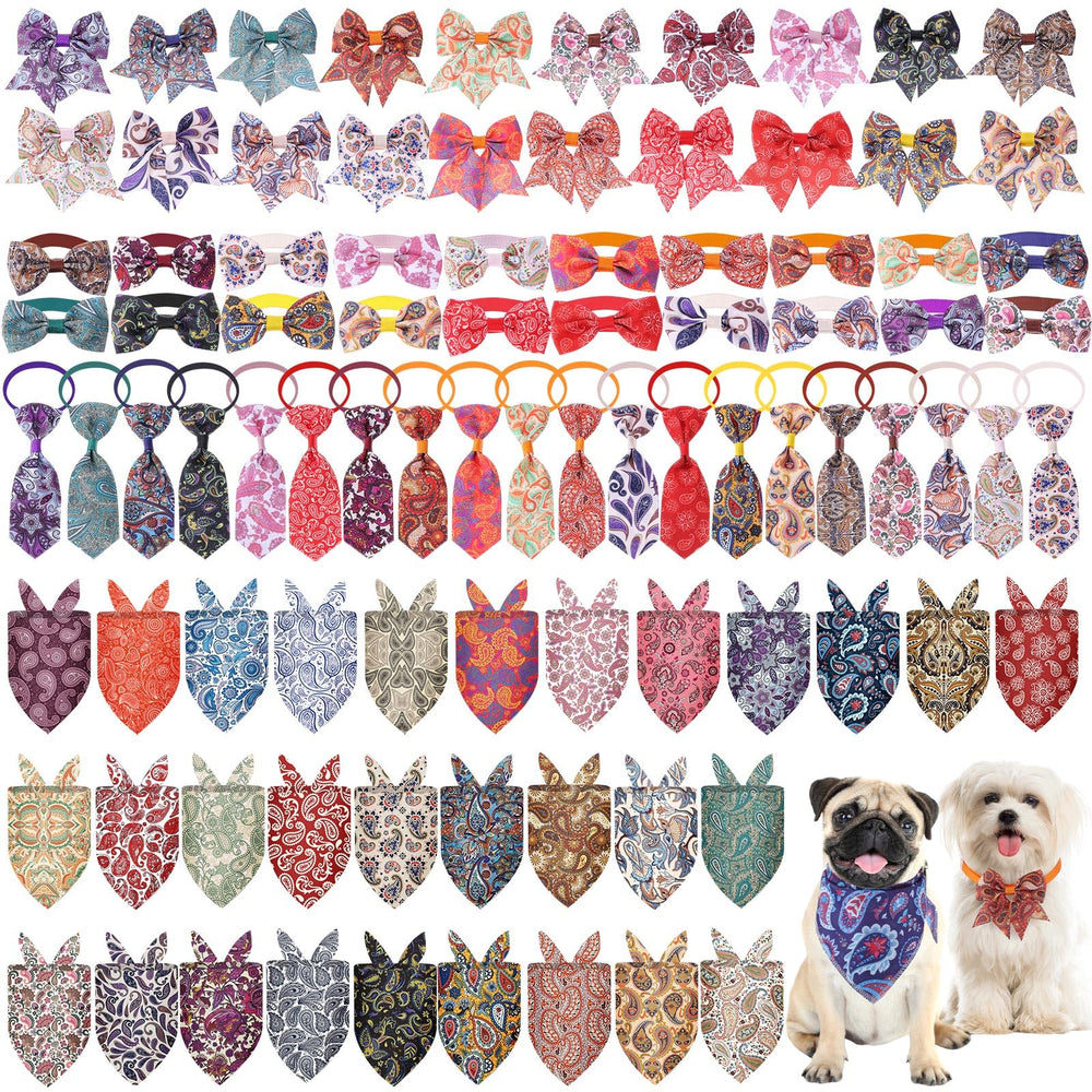 Bandanas paisley triangulares de Reginary para perros, perfecto para paseos con estilo veraniego.