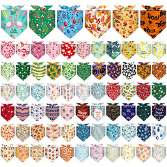 Bandanas Reginary con patrón Navidad para perros, ideal para fiestas y sesiones de fotos.