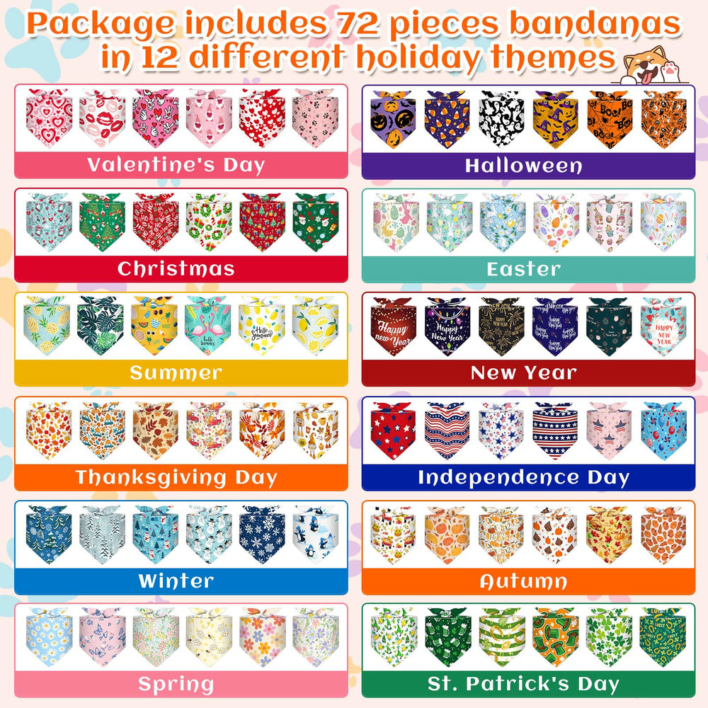 Bandanas Reginary con patrón Pascua, añade color a los paseos primaverales.