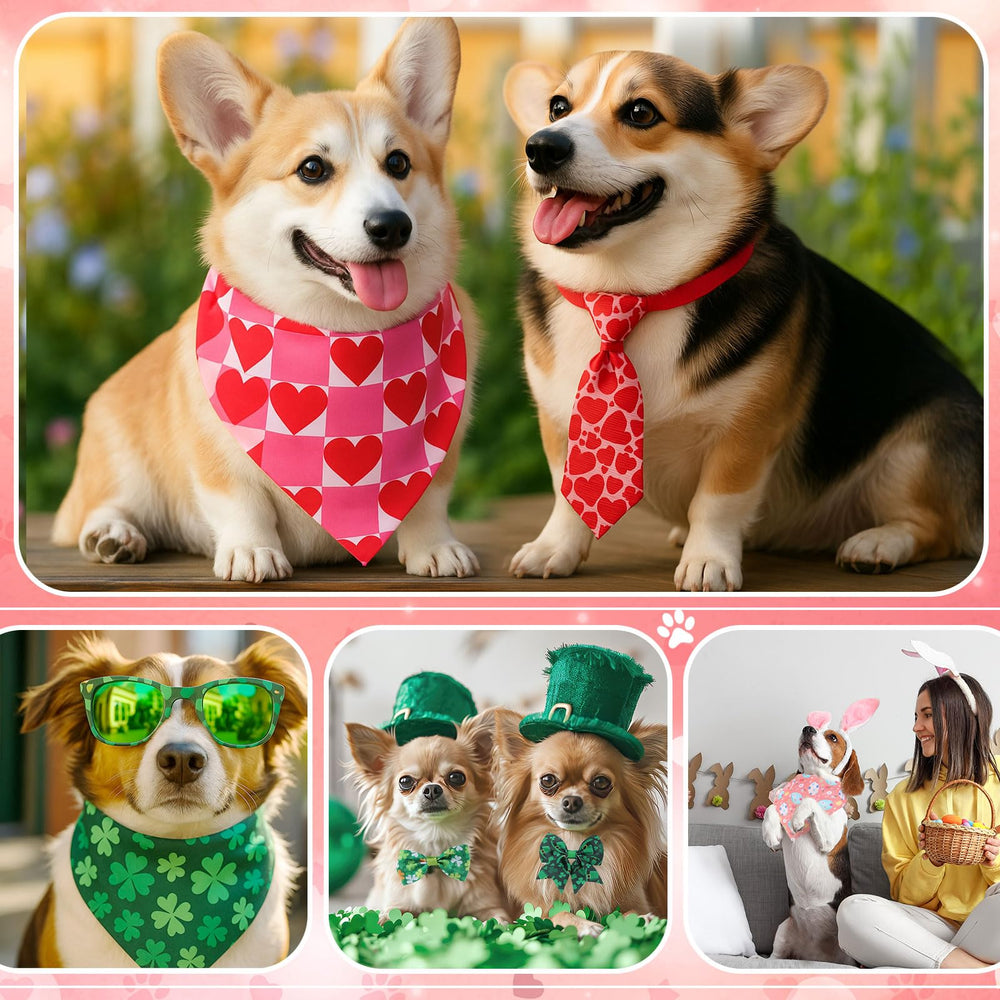 Collar floral Reginary para perro, suave y colorido para uso diario