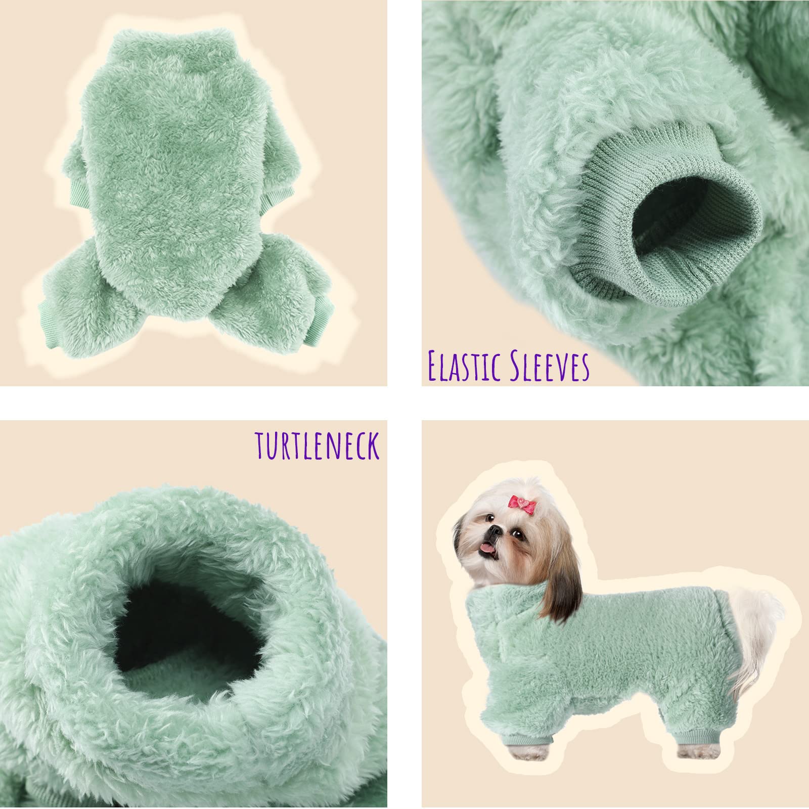 Reginary ropa para perros en rosa, morado y verde; ideal para distintas ocasiones.