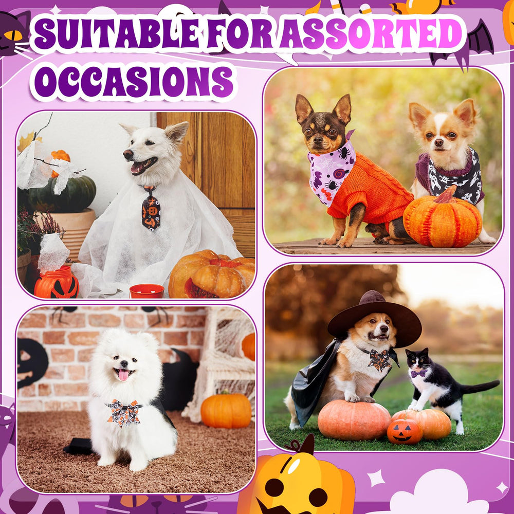 Reginary set accesorios Halloween 120 piezas para mascotas