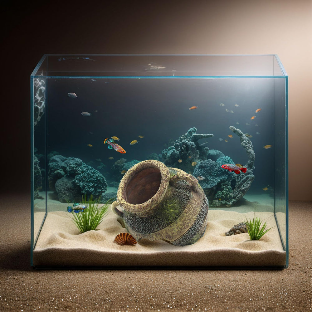 relaqcc ruinas acuario, uso multifuncional en acuario o terrario