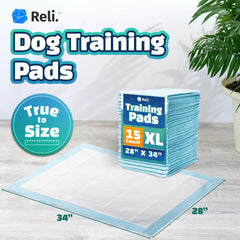 Reli almohadillas XL con cinco capas para absorción superior y limpieza fácil.