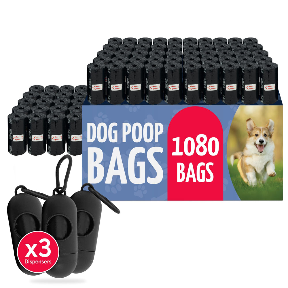 Reli bolsas para perros, rollo 1080, ideal para paseos frecuentes.