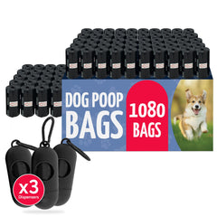 Reli bolsas para perros, rollo 1080, ideal para paseos frecuentes.