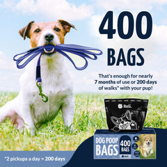 Bolsas Reli 9x13 grandes para perros, perfectas para paseos largos.