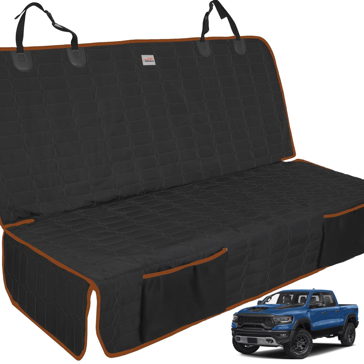 Funda Reliadura antideslizante para asiento trasero, mantiene estable al perro en el viaje.