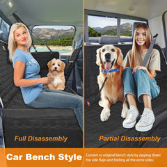Reliadura funda-asiento-trasero-perro protege asientos y evita deslizamientos