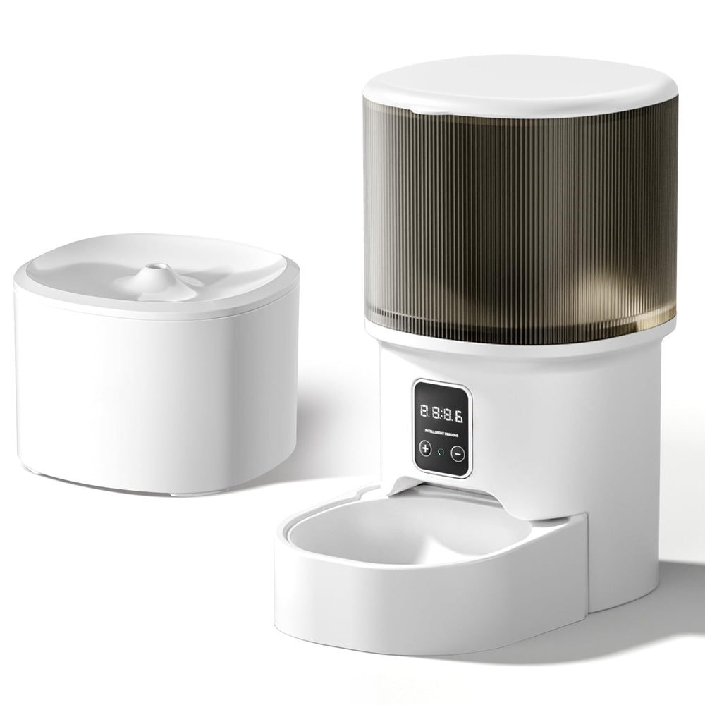 Relihom alimentador automático para gatos, capacidad 4L y comidas programadas.