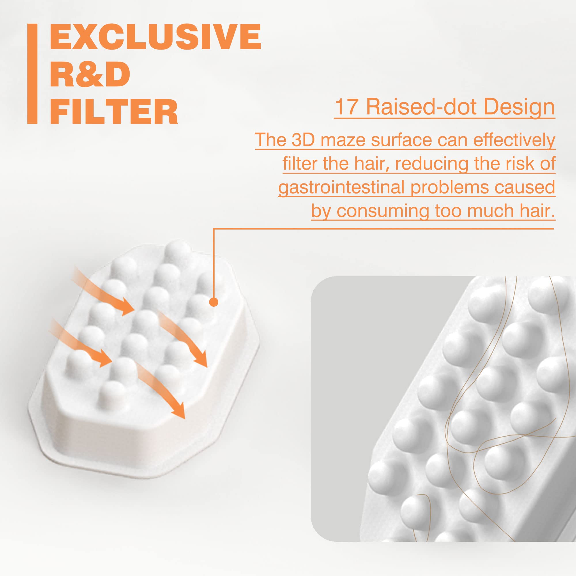 Esponjas de pre-filtrado Rellaty para filtrar impurezas y mantener flujo.
