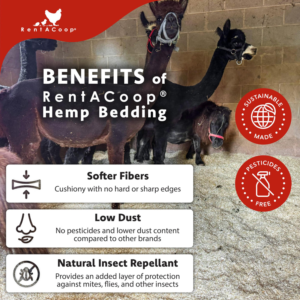 RentACoop control de olor natural para jaulas y nidos.
