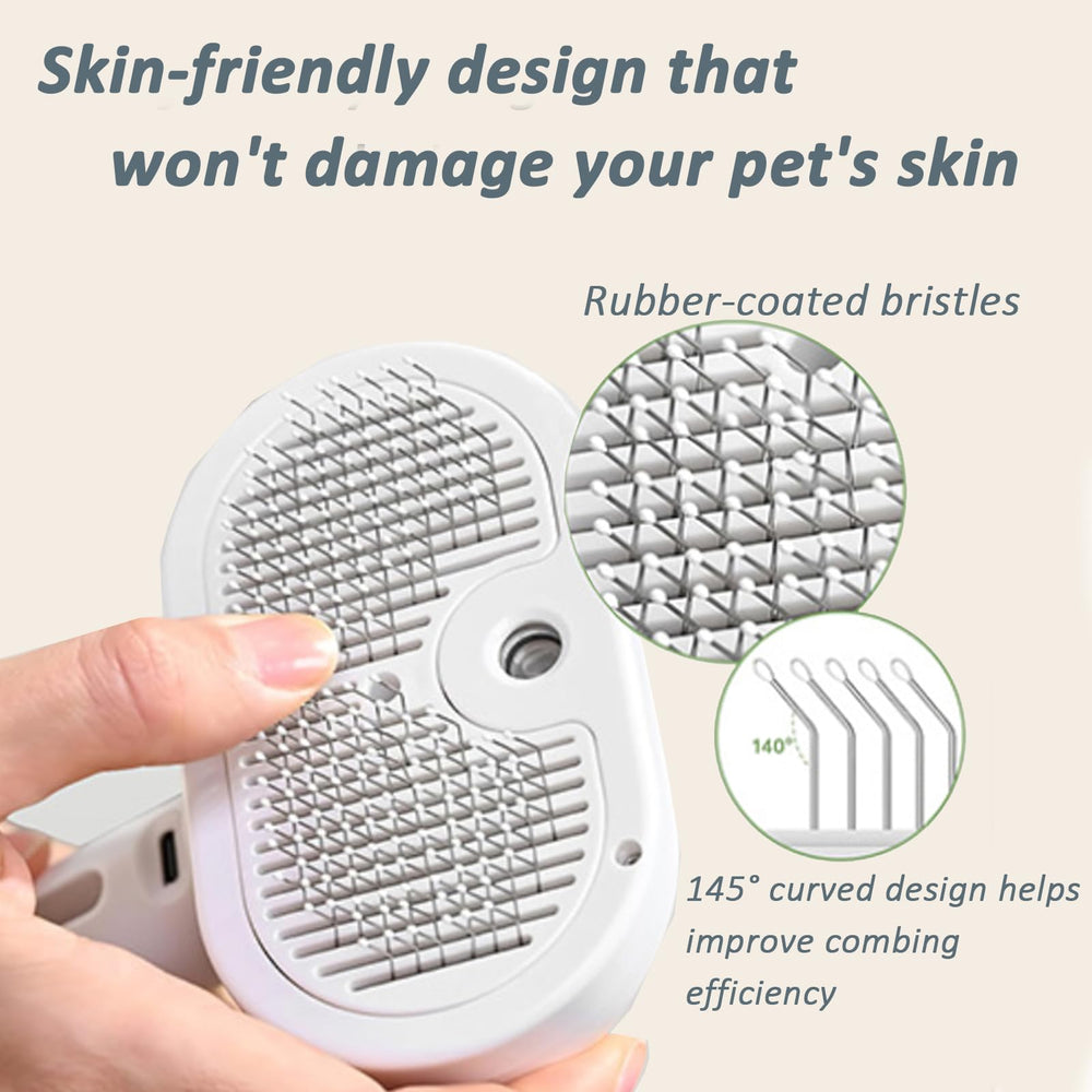 ReNu Dog Brush muestra vapor suave para cuidado del pelaje