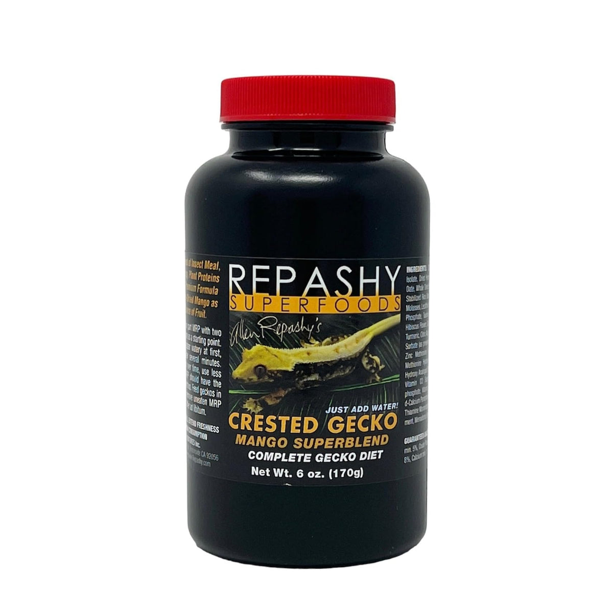Repashy lagarto crestado mango: mezcla premium para dieta equilibrada.