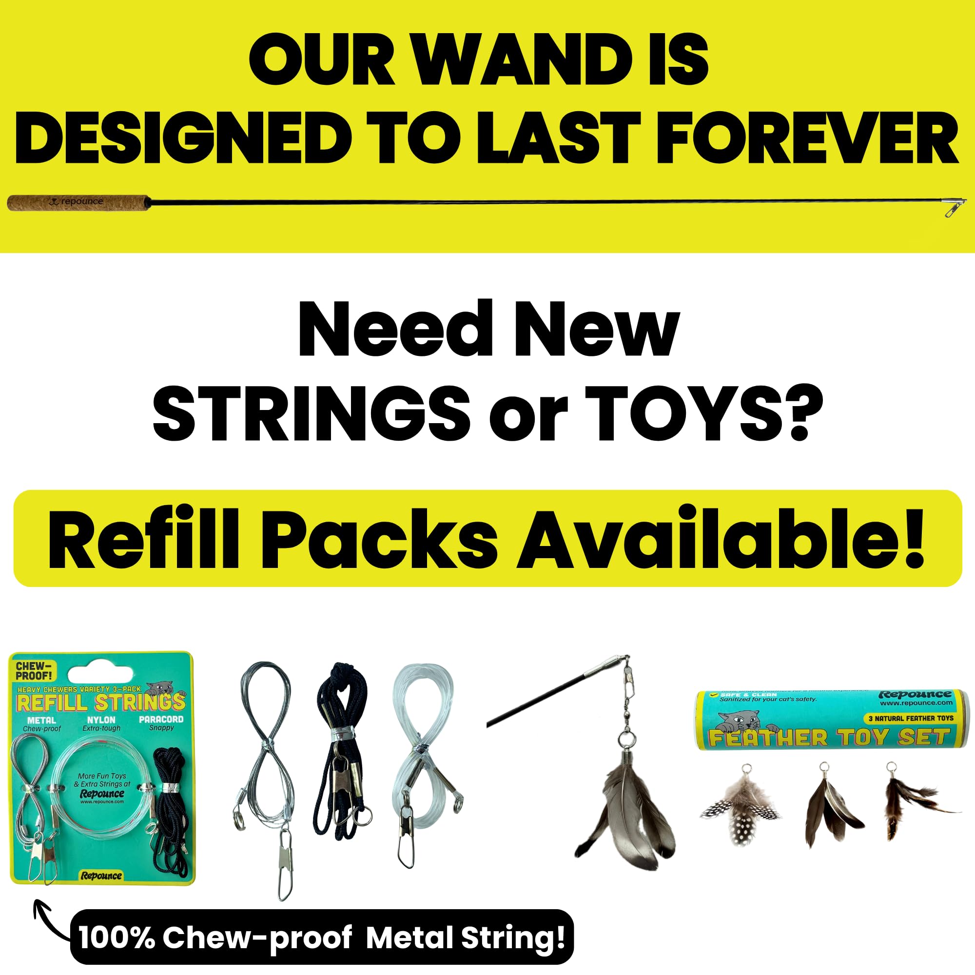 Repounce Forever Stick: diseño resistente para juego dinámico y seguro