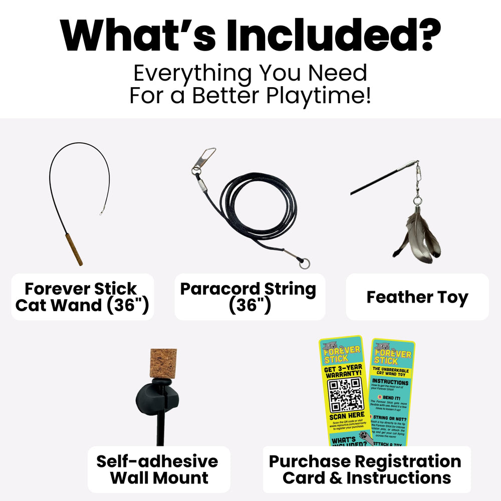 Repounce Forever Stick: juguetes intercambiables para mantener a tu gato interesado
