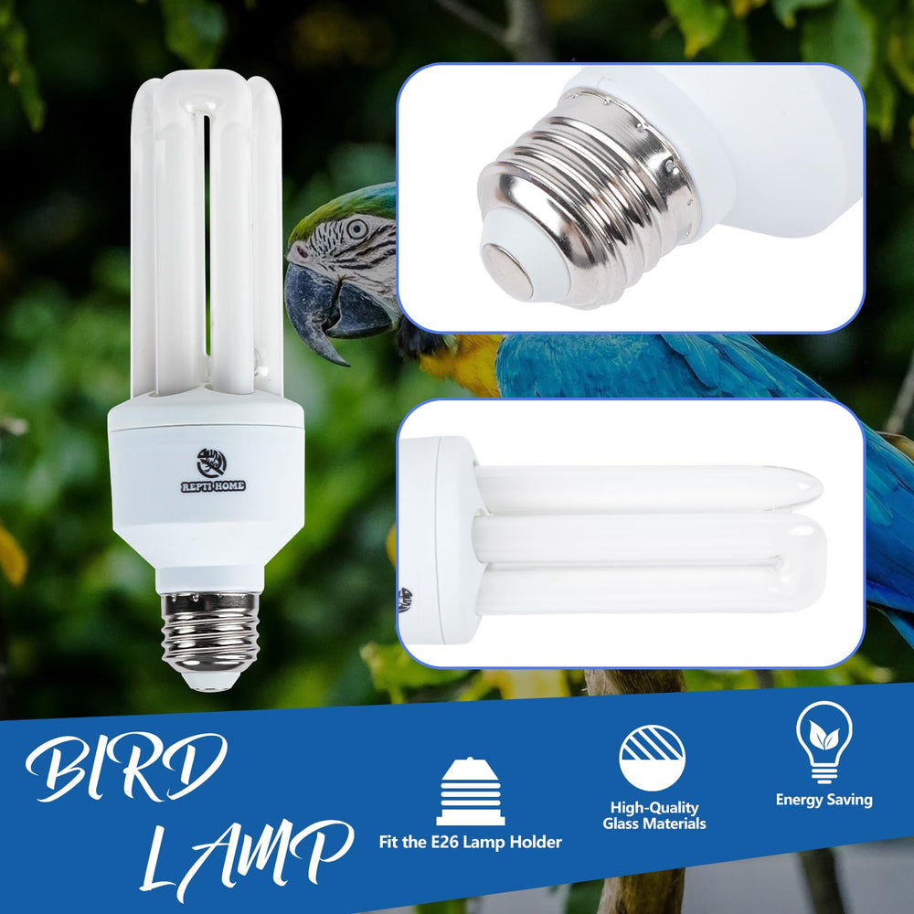 Iluminación REPTI HOME para aves mejora comportamientos y bienestar.