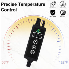 REPTI HOME con PID: regulación precisa para temperatura constante en el terrario.
