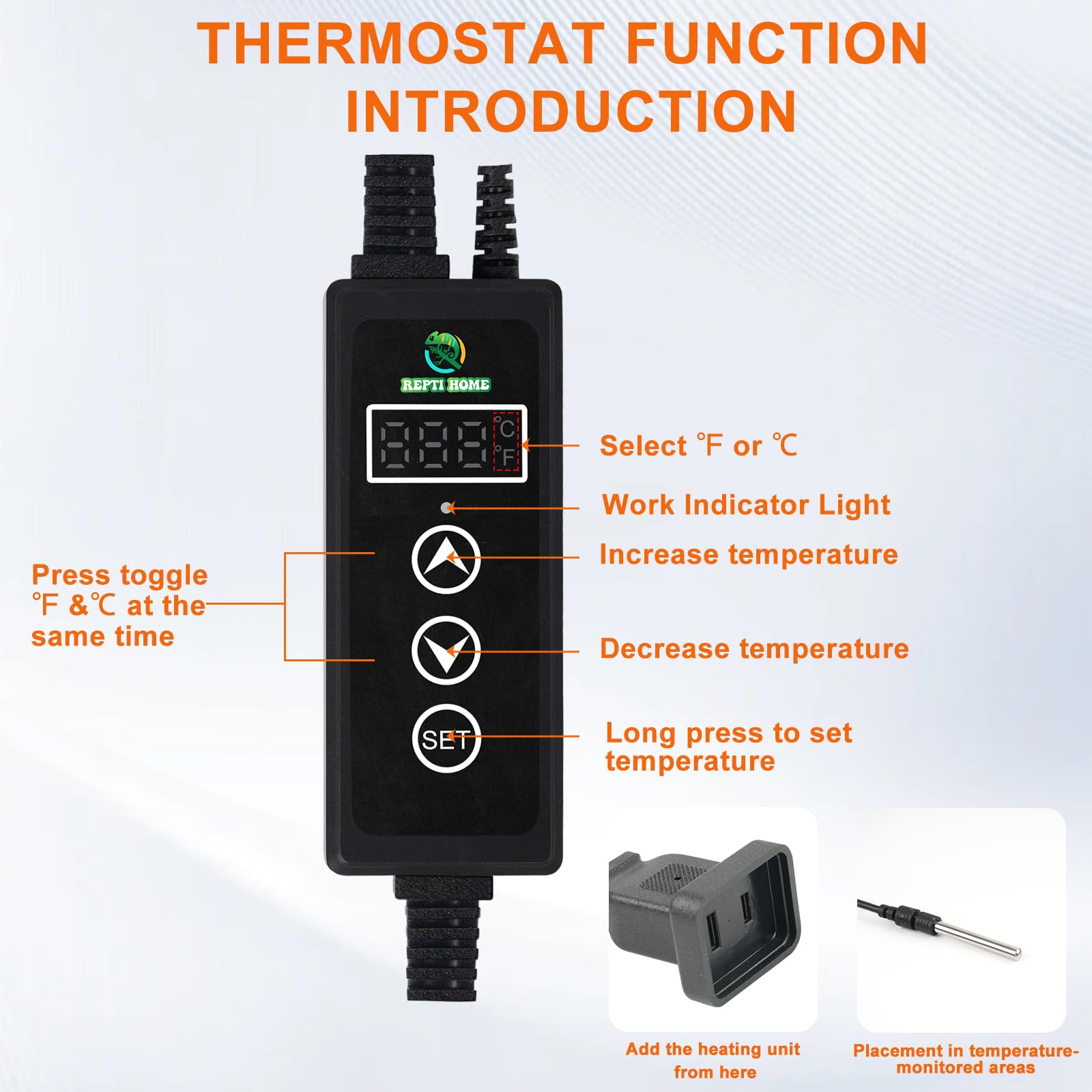 REPTI HOME: incubación y germinación con control uniforme de calor.