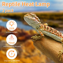 REPTI HOME luz UV-A diurna para reptiles, beneficio para el día