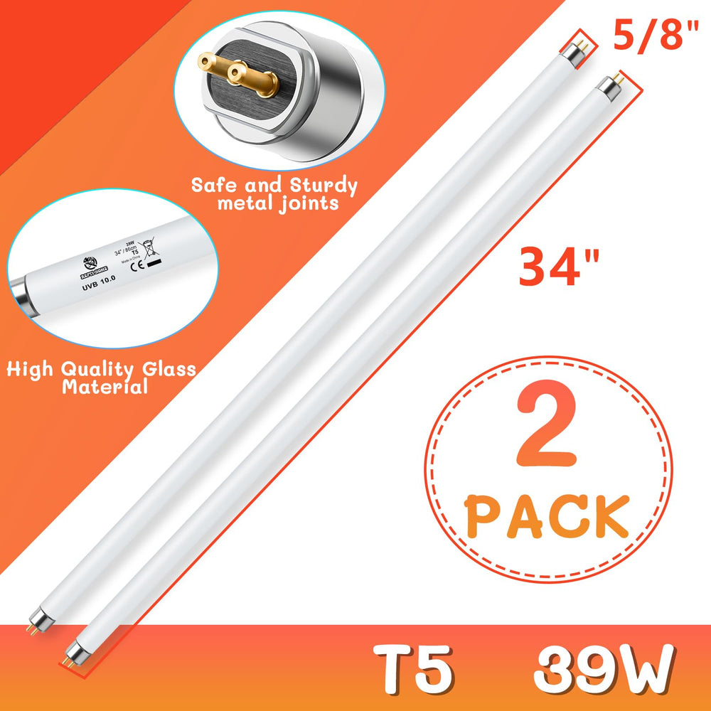 REPTI HOME T5-UVB 39W 10.0 facilita la absorción de calcio y vitamina D3