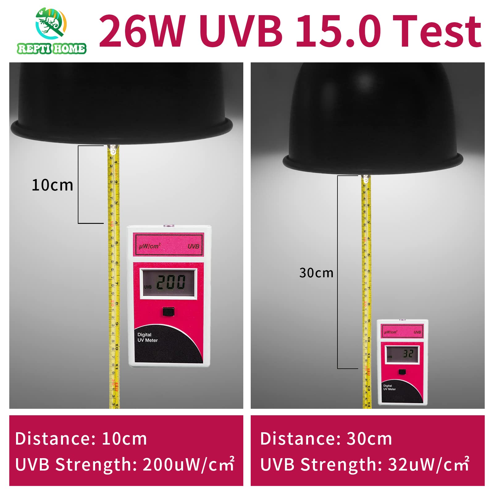 Terrario desértico iluminado con REPTI HOME UVB 15-0 para reptiles
