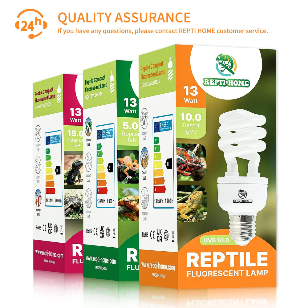 REPTI HOME UVB 10-0, uso-diario: perfecta para iluminación diaria de reptiles.