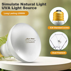 Bombilla ajustable REPTI MATE para control de intensidad.