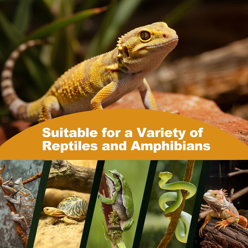 Uso versátil REPTI MATE para reptiles y criaderos.