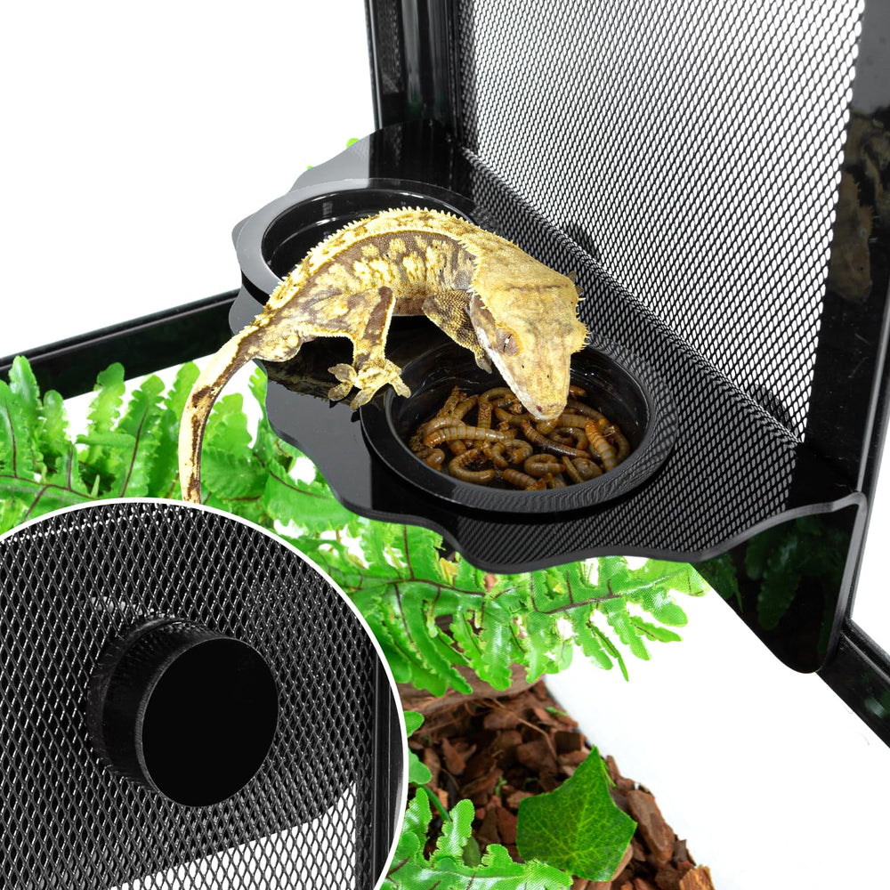 REPTI ZOO base acrílica segura para gecko, limpieza fácil