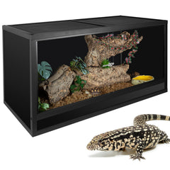 Recinto REPTI ZOO de 120 galones, vista exterior para reptiles.