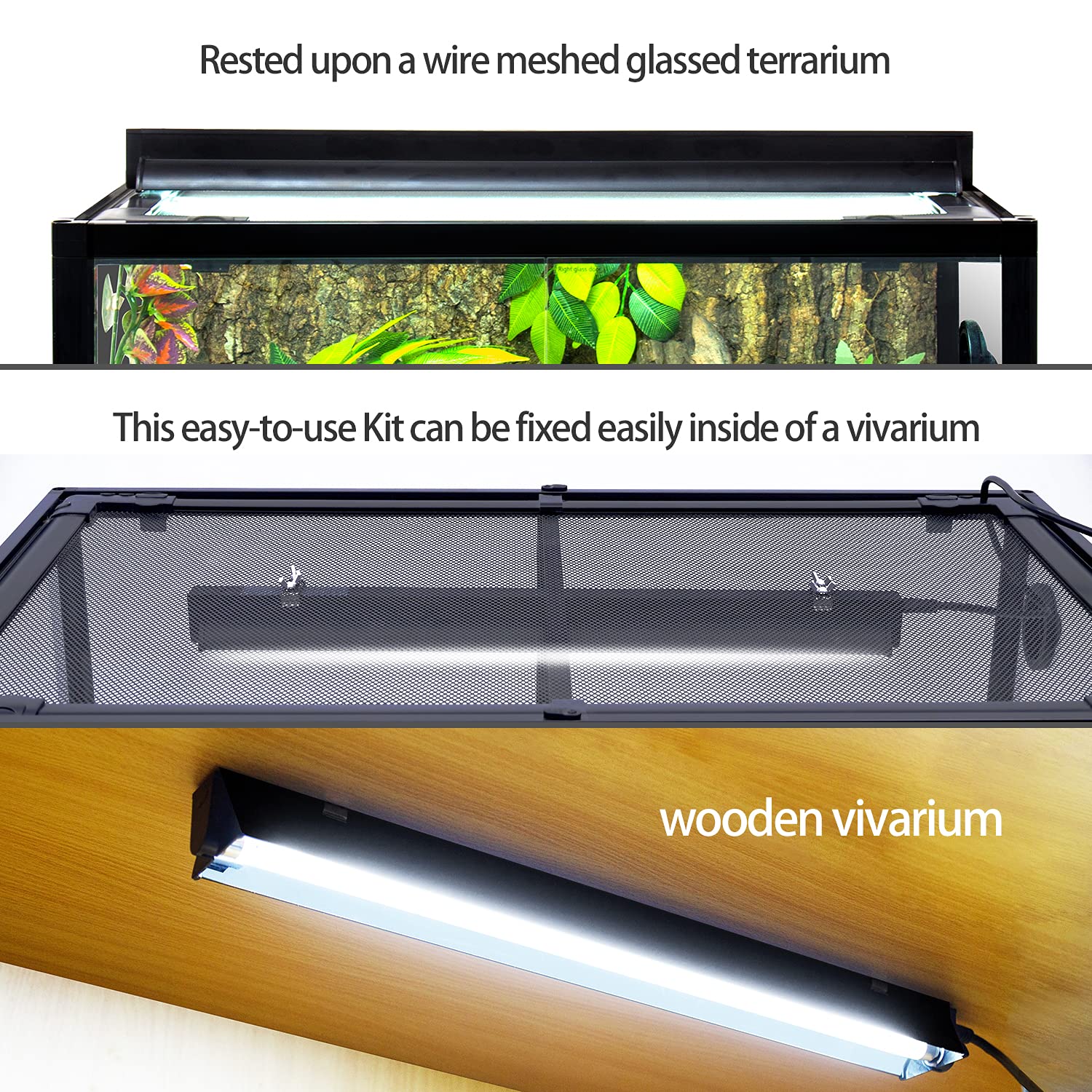 REPTI ZOO T5 HO UVB balasto electrónico eficiente para inicio rápido.