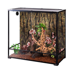 REPTI ZOO Terra vertical 100 galones, vista completa para observar y cuidar a tus reptiles.