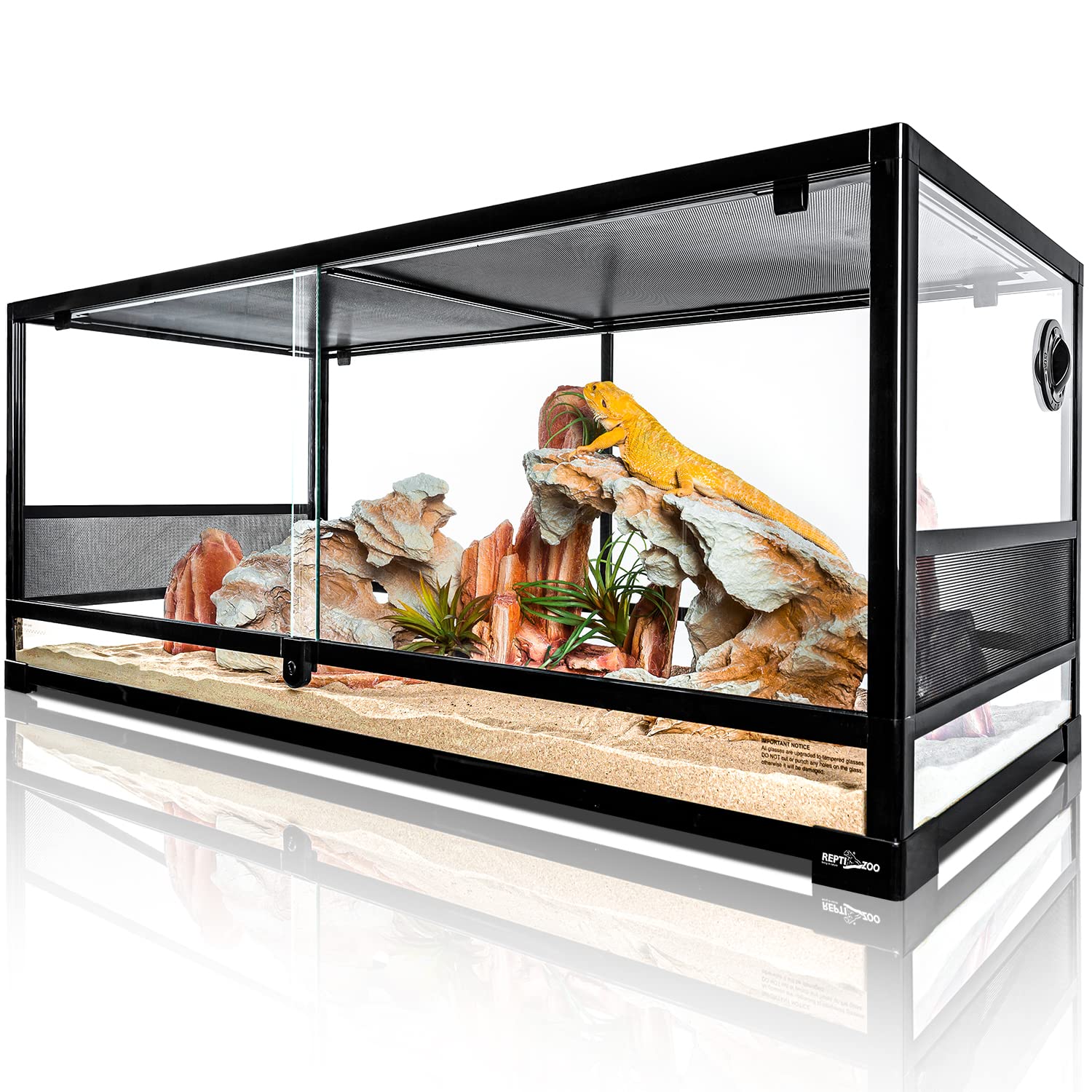 REPTI ZOO estructura robusta adecuada para reptiles grandes.