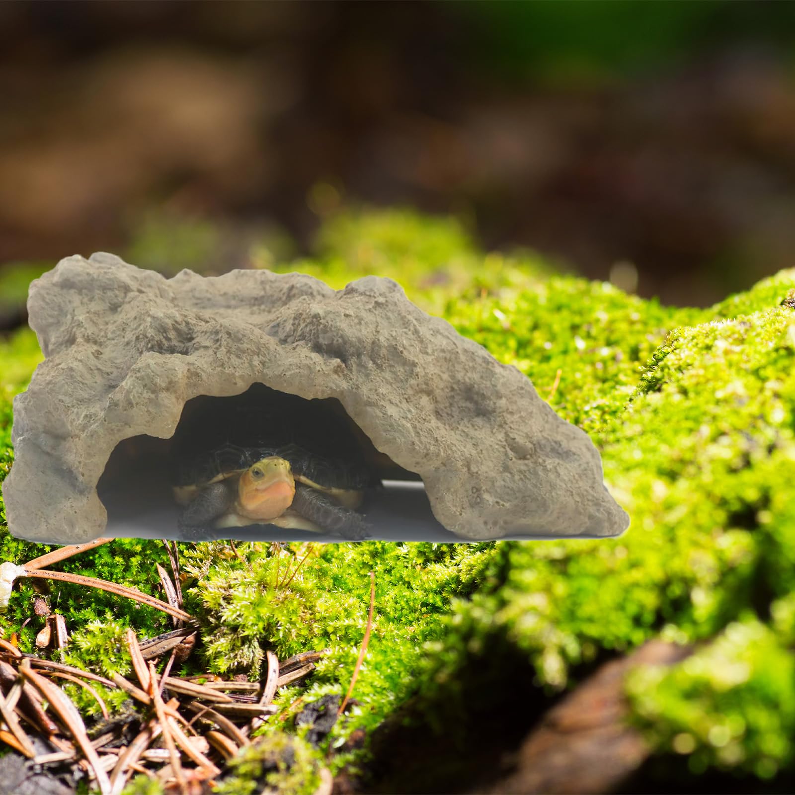Repticircle Reptile Hide, ideal para combinar con sustratos y accesorios del terrario.