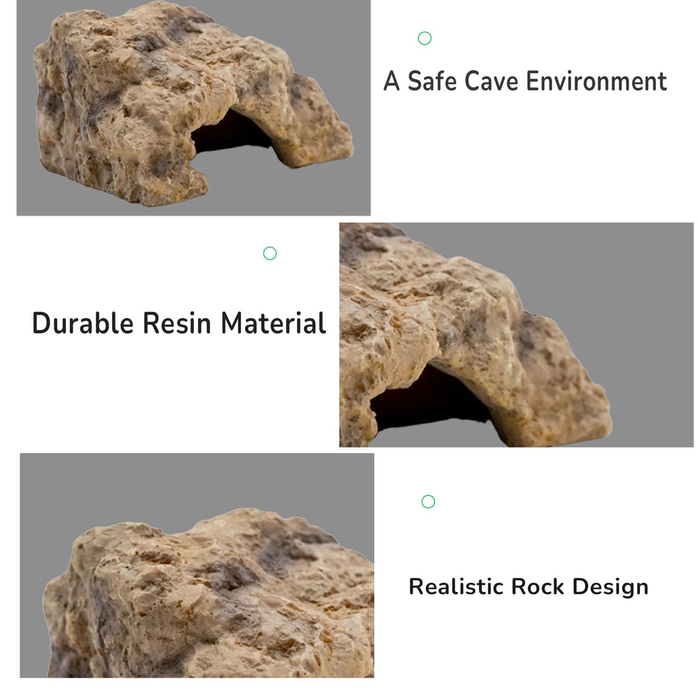 Repticircle Reptile Hide, uso versátil para múltiples reptiles y anfibios.
